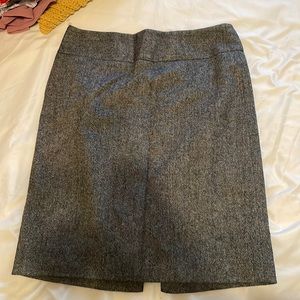 Gray pencil skirt